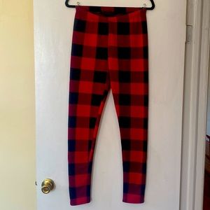 Cozy Buffalo Plaid Leggings with “fur” lining